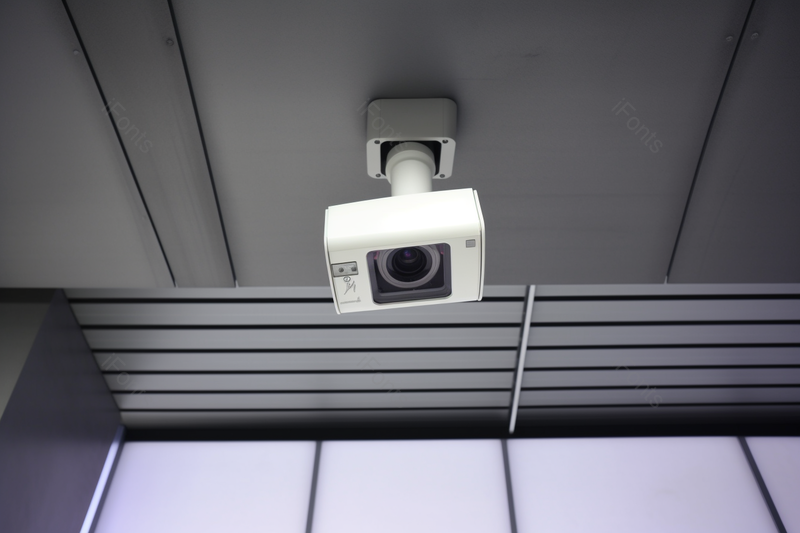 现代建筑楼里地铁区域监控探头摄影背景,高清,摄影图,摄影图片,图片大全,摄影图免费下载